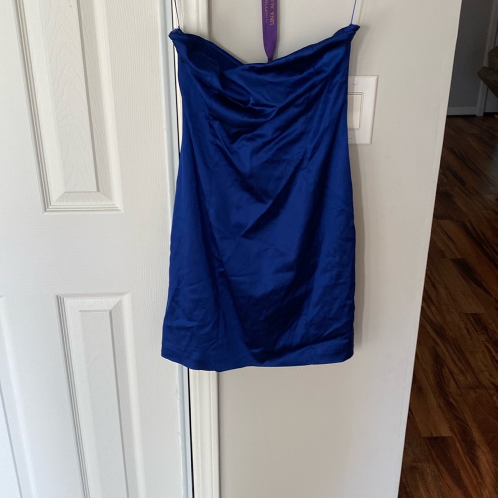 NWT Fashion Nova strapless mini dress Sz L